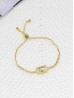 "Believe in Yourself" Adjustable heart Rhinestone Stretch Bracelet 